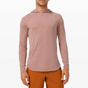 Lululemon Drysense Hoodie Heathered Ancient Copper Mens Sz S Lightweight Stretch